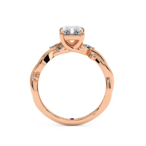 Radiant Diamond Halo Engagement Stylish Ring