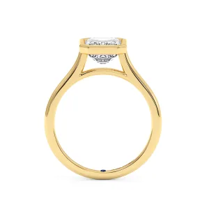 Radiant Diamond Plan Engagement Ring - Yellow Gold